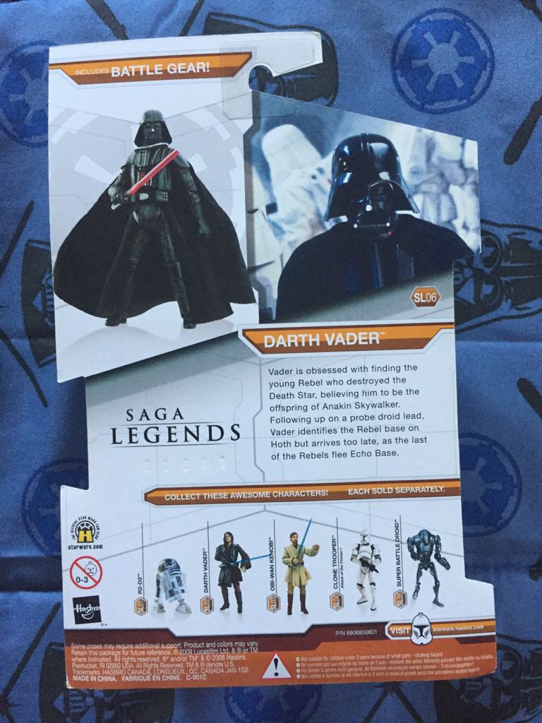 Darth Vader - Hasbro (Star Wars Saga Legends) action figure collectible [Barcode 653569439813] - Main Image 2