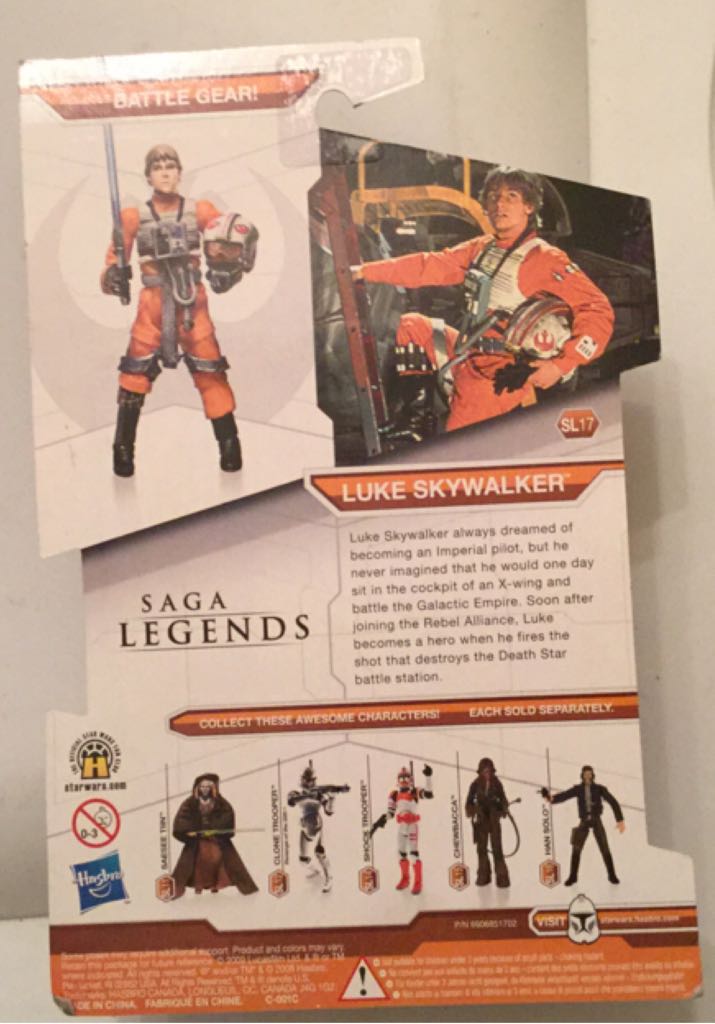 Luke Skywalker  - Hasbro (Star Wars - Legacy Collection) action figure collectible [Barcode 653569439844] - Main Image 2