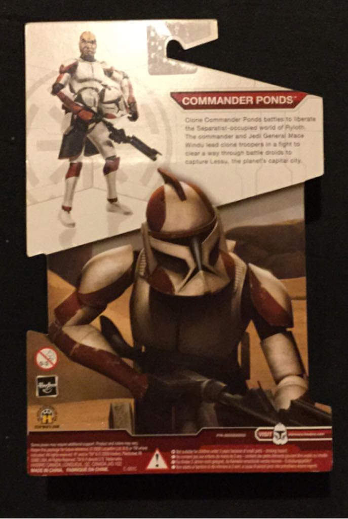 CW2 Commander Ponds - Hasbro (The Clone Wars) action figure collectible [Barcode 653569442370] - Main Image 2