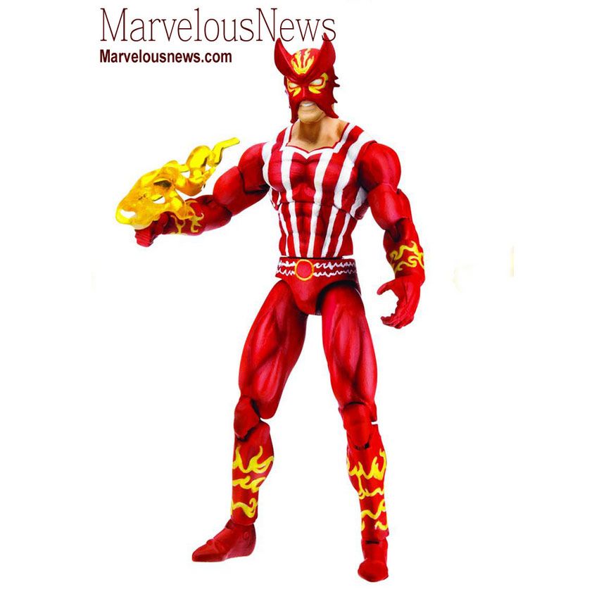 Marvel’s Sunfire - Hasbro (Marvel Universe) action figure collectible [Barcode 653569442660] - Main Image 2