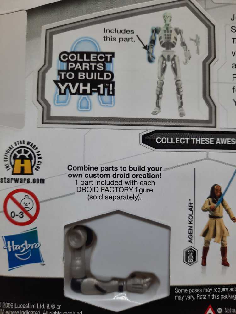 Jeremoch Colton - Hasbro (Star Wars: Legacy: Droid Factory: 3”) action figure collectible [Barcode 653569444718] - Main Image 3