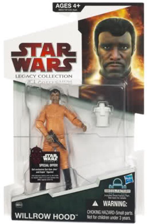 Willrow Hood - Hasbro (Droid Factory) action figure collectible [Barcode 653569444763] - Main Image 2