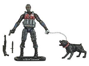 GI Night Adder (Cobra Security Officer) - Hasbro (G.I. Joe: The Rise Of Cobra) action figure collectible [Barcode 653569446989] - Main Image 2