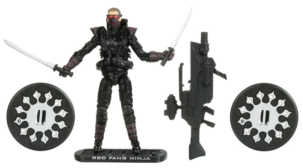 Red Fang Ninja (Cobra Ninja) - Hasbro (G.I. Joe: The Rise Of Cobra) action figure collectible [Barcode 653569446996] - Main Image 2