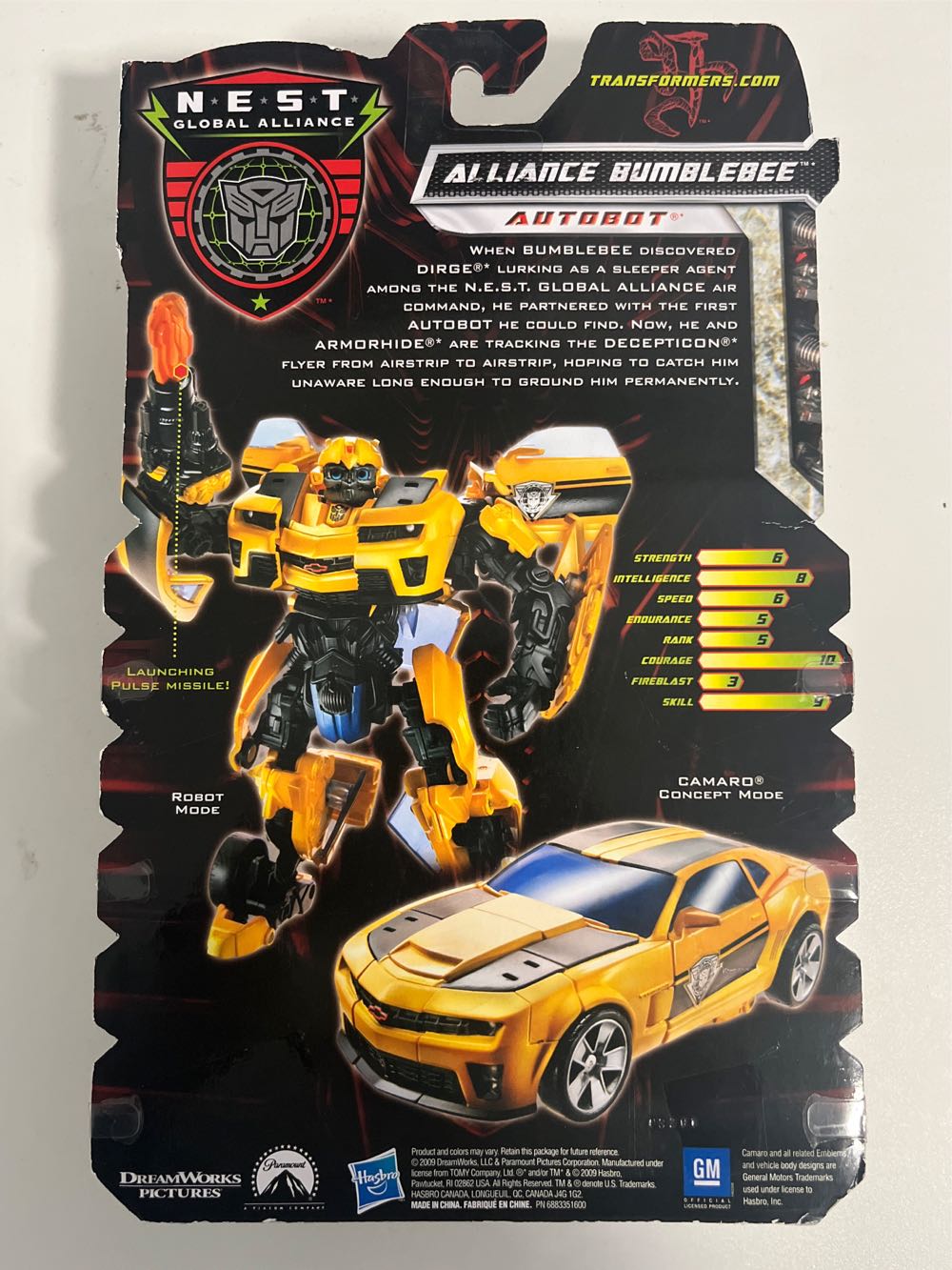 Alliance Bumblebee - Hasbro (Transformers: Revenge Of The Fallen) action figure collectible [Barcode 653569450955] - Main Image 2