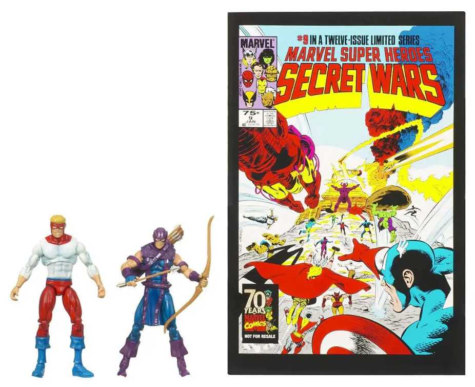 Hawkeye & Piledriver - Hasbro (Marvel Universe) action figure collectible [Barcode 653569451471] - Main Image 3