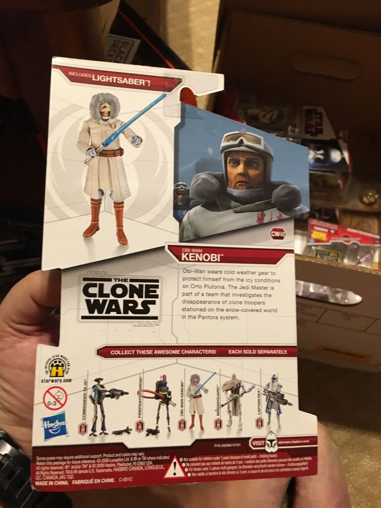 Obi-Wan Kenobi - Star Wars (The Clone Wars) - Hasbro (Star Wars) action figure collectible [Barcode 653569456940] - Main Image 2