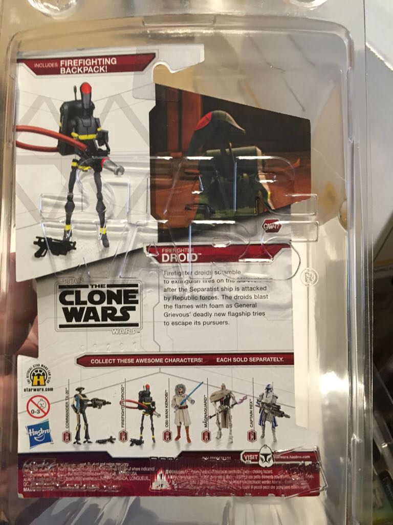 Firefighter Droid - Hasbro (The Clone Wars) action figure collectible [Barcode 653569456964] - Main Image 2