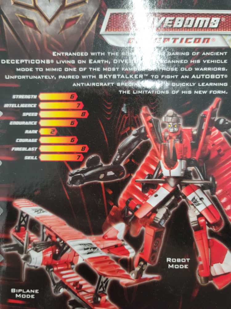 Divebomb (Carded) - Hasbro (Revenge Of The Fallen) action figure collectible [Barcode 653569463160] - Main Image 4