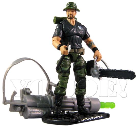 Bench-Press - Hasbro (G. I. Joe 3 3/4” Rise Of Cobra) action figure collectible [Barcode 653569464594] - Main Image 2