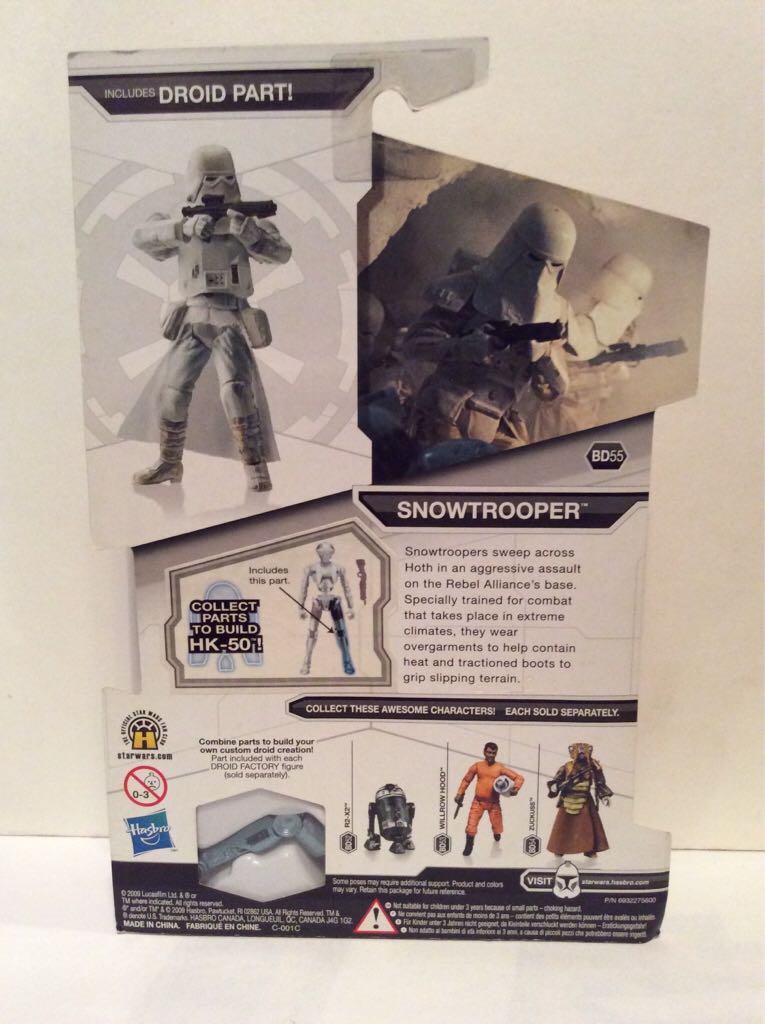 Snowtrooper - BD55 - Hasbro (The Legacy Collection) action figure collectible [Barcode 653569468158] - Main Image 2