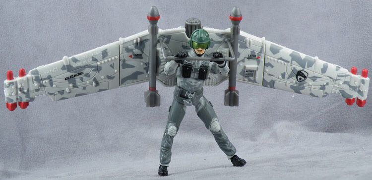 Air Assault Glider w/ Capt. Ace - Hasbro (G.I. Joe: The Rise Of Cobra) action figure collectible [Barcode 653569469704] - Main Image 2