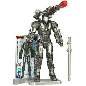 Iron Man 2 Movie 4 Inch Action Figure #12 War Machine - Hasbro (Iron Man 2) action figure collectible [Barcode 653569474760] - Main Image 2