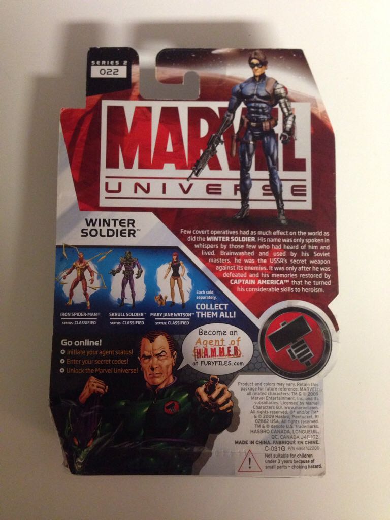 Winter Soldier - Hasbro (Marvel Universe) action figure collectible [Barcode 653569478164] - Main Image 2