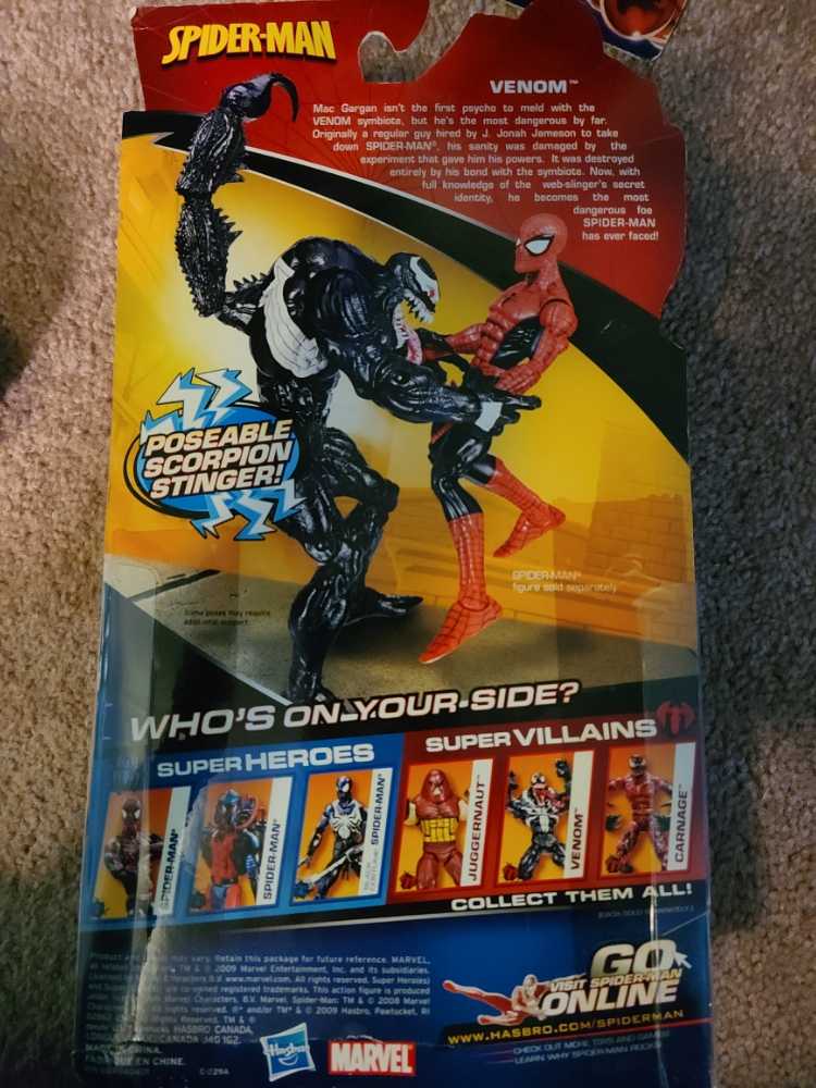 Venom Scorpion - Hasbro (Spider-Man) action figure collectible [Barcode 653569479208] - Main Image 2