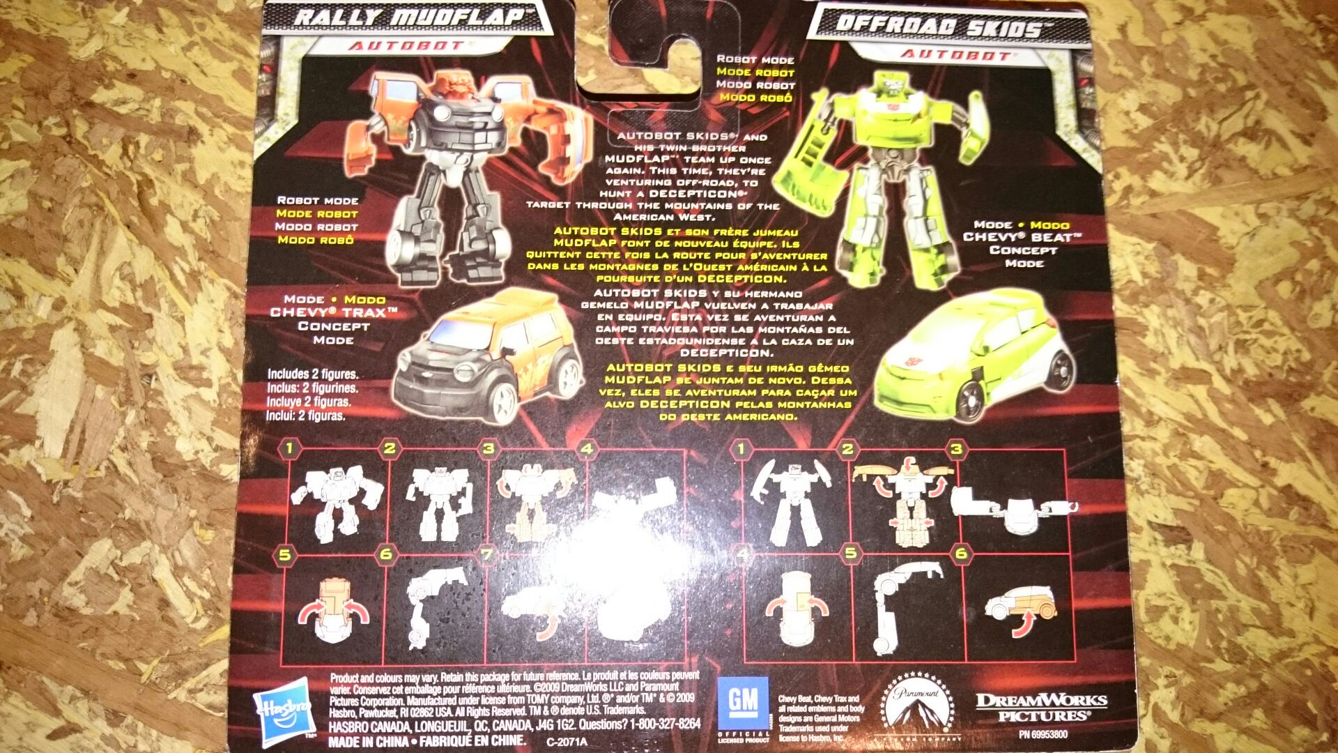 Rally Mudflap and Offload Skids legends class  (transformers ROTF) action figure collectible [Barcode 653569483663] - Main Image 2