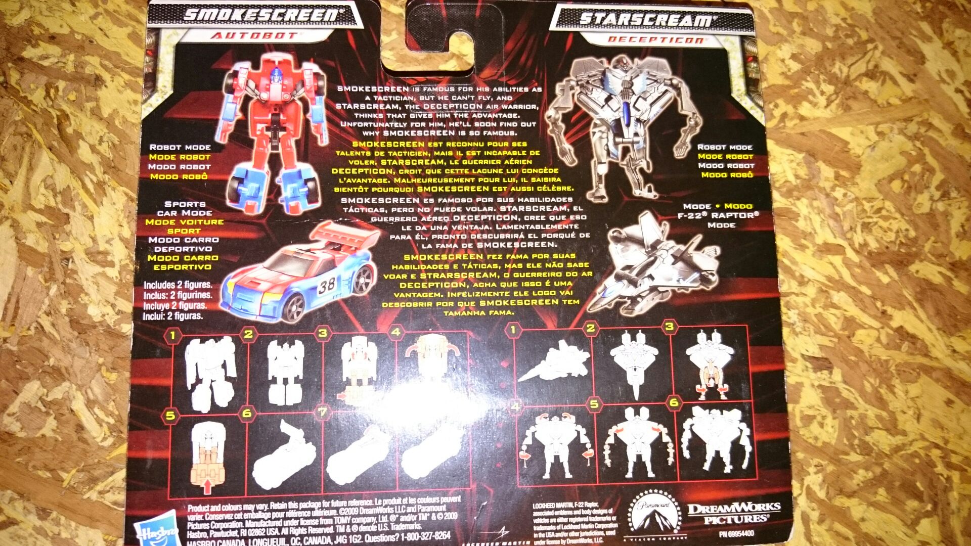Smokescreen and Starscream legends class  (transformers ROTF) action figure collectible [Barcode 653569483670] - Main Image 2