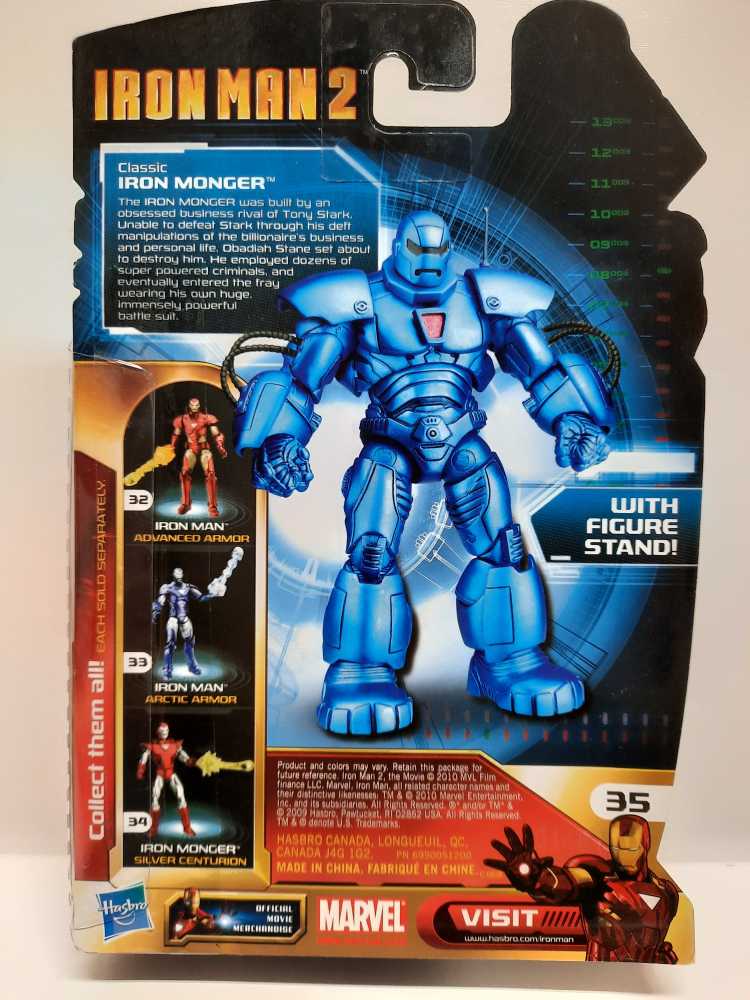 Iron Monger Classic - Hasbro (Iron Man 2) action figure collectible [Barcode 653569486756] - Main Image 2