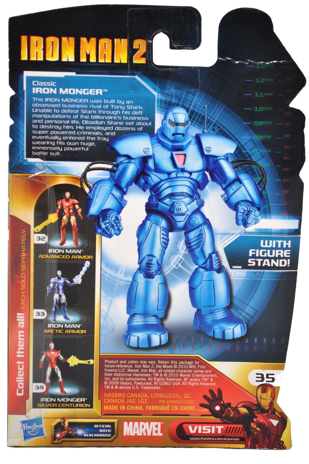 Iron Monger Classic - Hasbro (Iron Man 2) action figure collectible [Barcode 653569486756] - Main Image 3