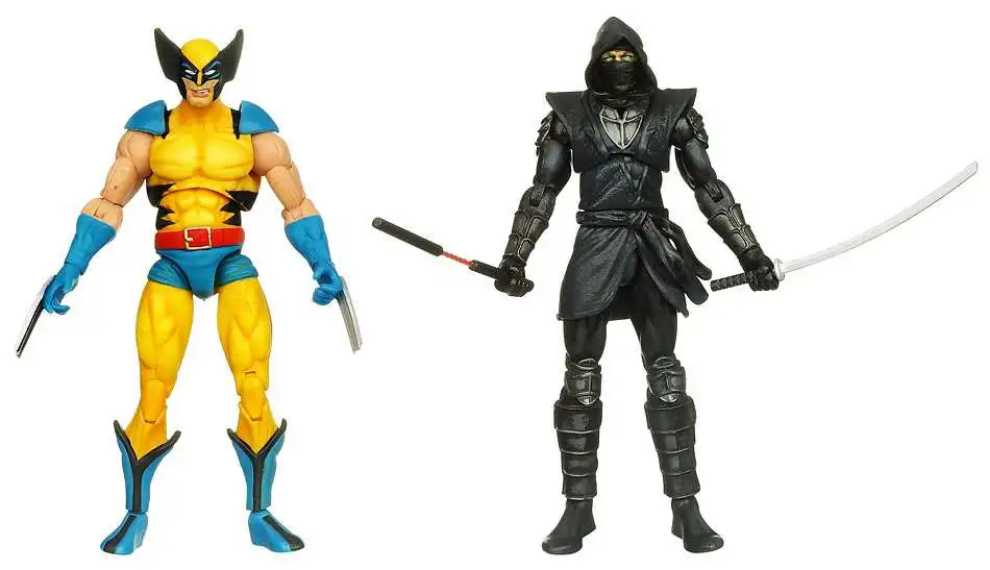 Marvel Universe Wolverine vs. Hand Ninja - Hasbro (Marvel Universe) action figure collectible [Barcode 653569487654] - Main Image 2