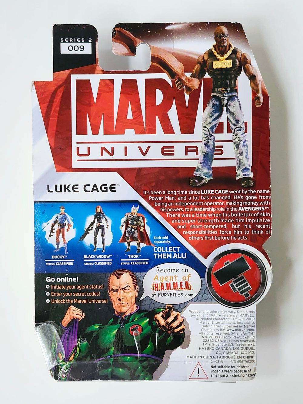 LUKE CAGE - Hasbro (Marvel Universe) action figure collectible [Barcode 653569489993] - Main Image 3