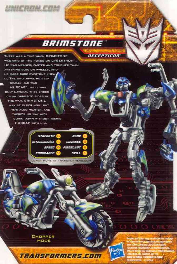 BRIMSTONE - Hasbro (Hunt For The Decepticons) action figure collectible [Barcode 653569492900] - Main Image 2