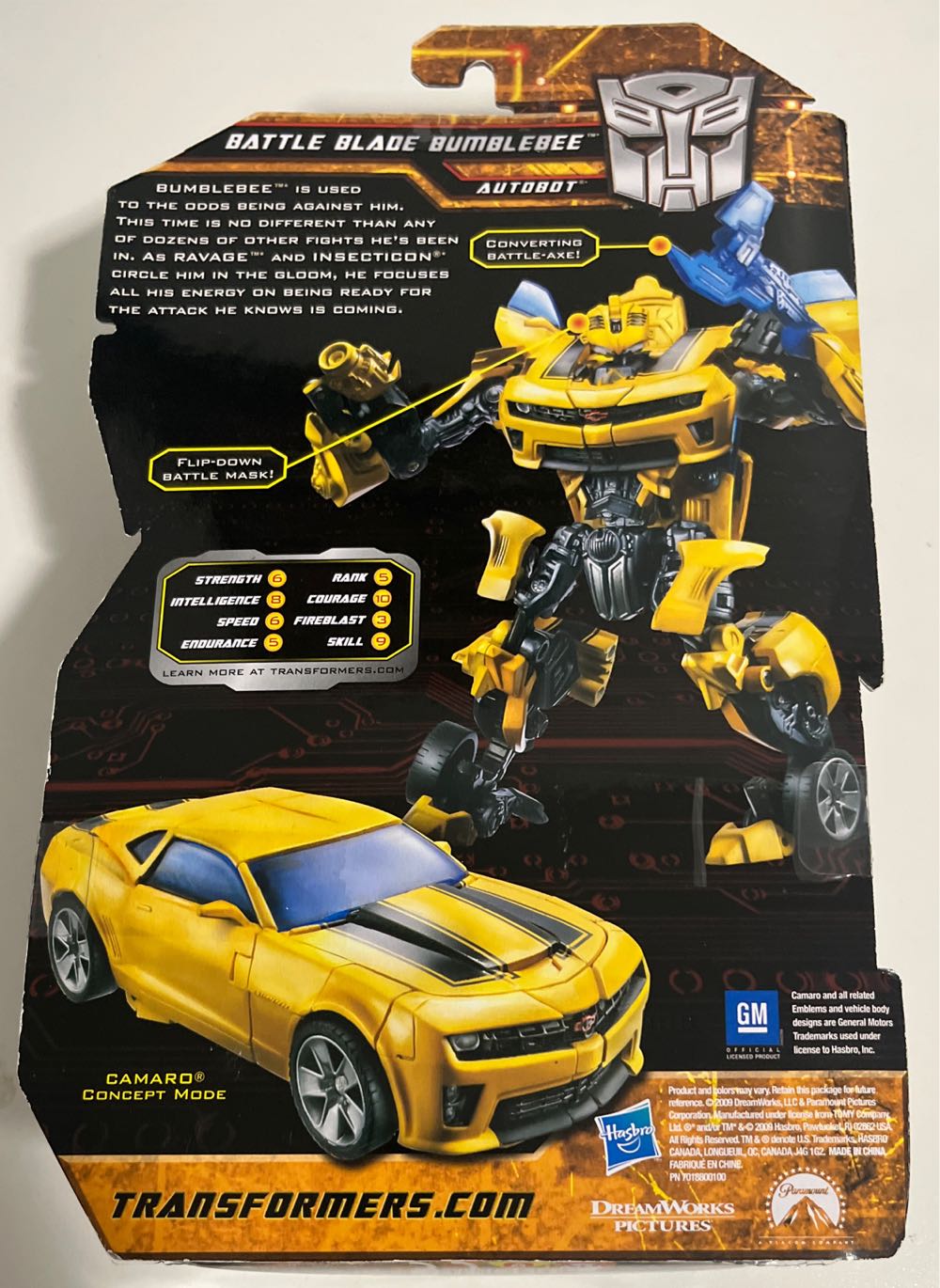 Battle Blade Bumblebee - Hasbro (Transformers: Hunt for The Decepticons) action figure collectible [Barcode 653569493006] - Main Image 2