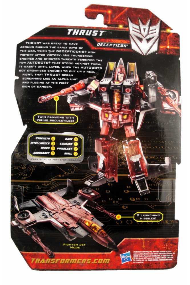 Thrust - Hasbro (Transformers Classics) action figure collectible [Barcode 653569493181] - Main Image 3