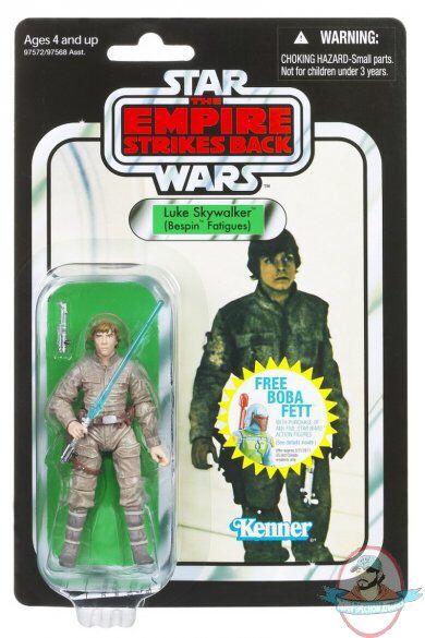 Vintage Collection: Luke Skywalker (Bespin Fatigues) - Kenner/Hasbro (Star Wars) action figure collectible [Barcode 653569498612] - Main Image 2