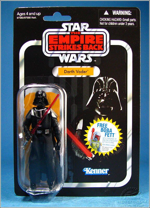 Vintage Collection - #08Foil - Darth Vader - Hasbro (The Empire Strikes Back) action figure collectible [Barcode 653569498629] - Main Image 2