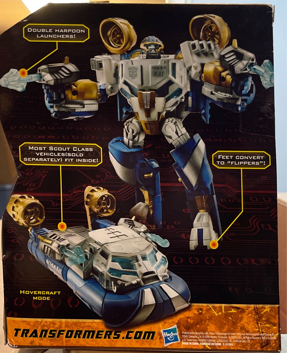 Transformers: Sea Spray - Hasbro (Transformers Hunt For The Decepticons) action figure collectible [Barcode 653569502937] - Main Image 3