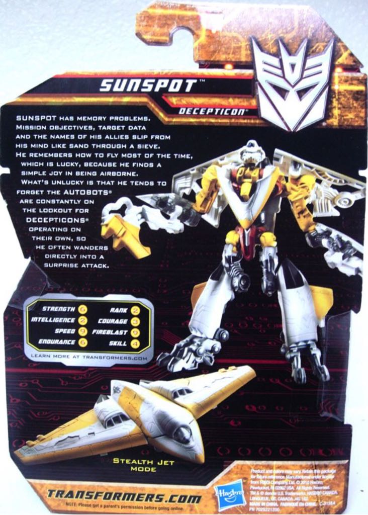 Sunspot - Hasbro (Transformers) action figure collectible [Barcode 653569503286] - Main Image 2