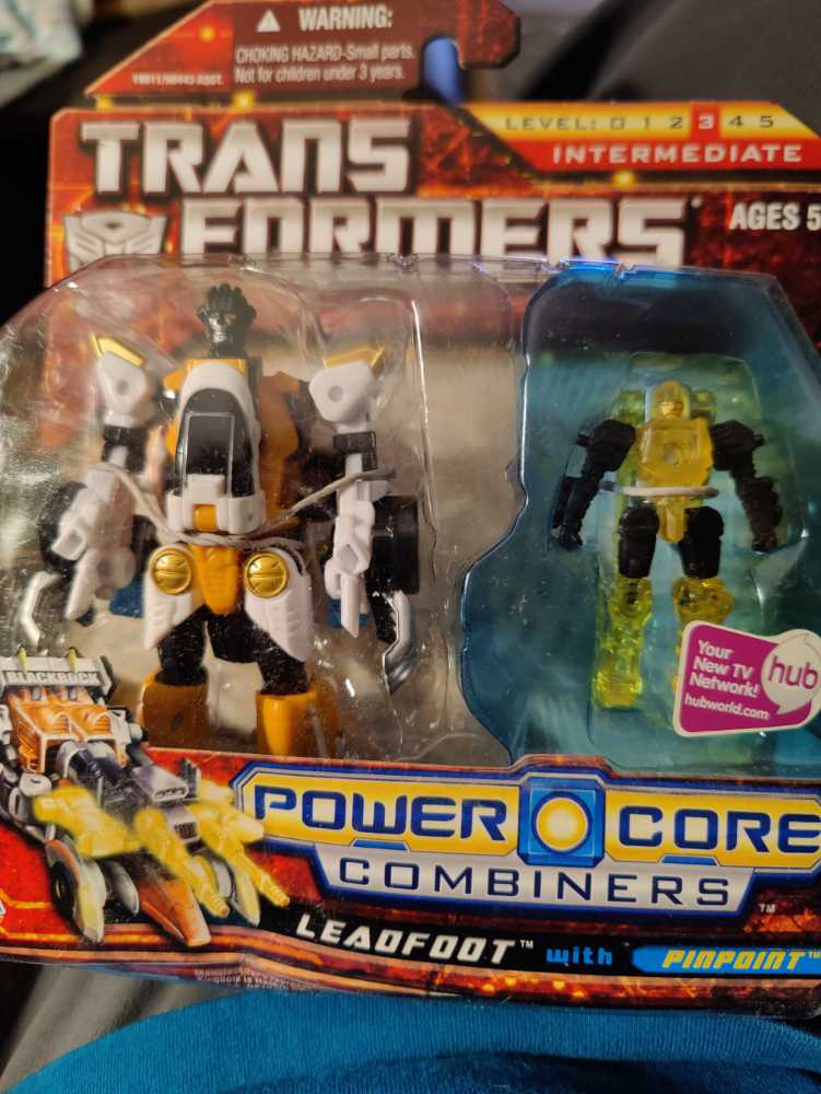 Transformers Power Core Combiners: Leadfoot With Pinpoint - Hasbro (Deluxe Class) action figure collectible [Barcode 653569503330] - Main Image 3
