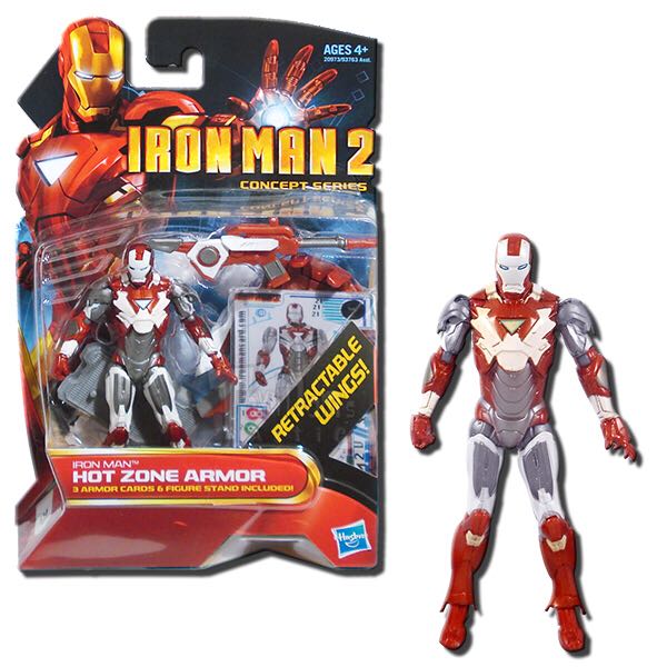 Iron Man: Hot Zone Armor - Hasbro (Iron Man 2) action figure collectible [Barcode 653569505150] - Main Image 2