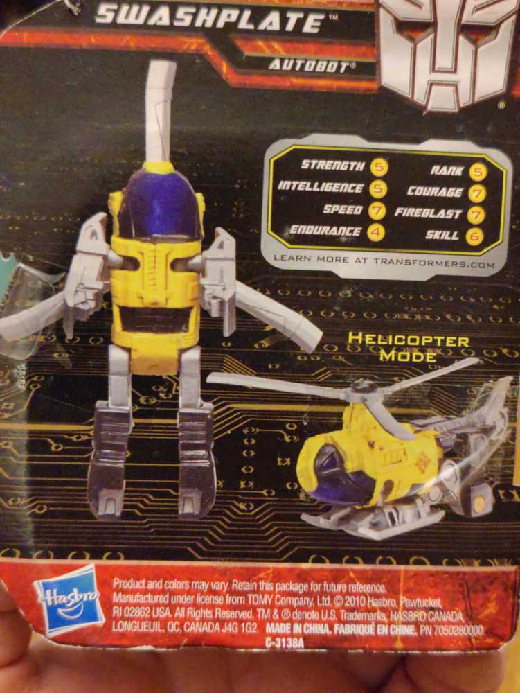 Transformers: Mini-Con Class- Swashplate - Hasbro (Transformers: Mini-Con Class) action figure collectible [Barcode 653569506072] - Main Image 2