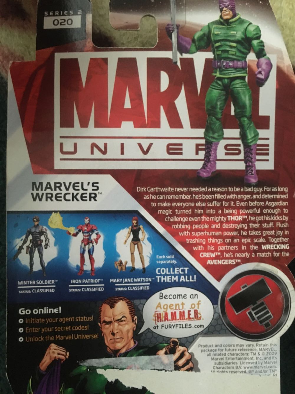 Wrecker - Hasbro (Marvel Universe) action figure collectible [Barcode 653569510130] - Main Image 2