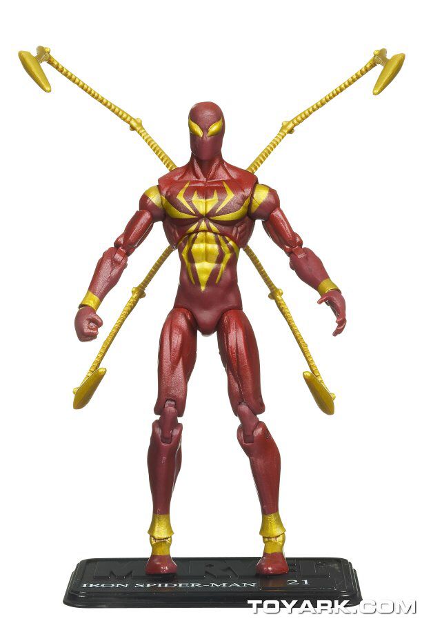 Iron Spider-Man (Variant) - Hasbro (Marvel Universe) action figure collectible [Barcode 653569510147] - Main Image 2