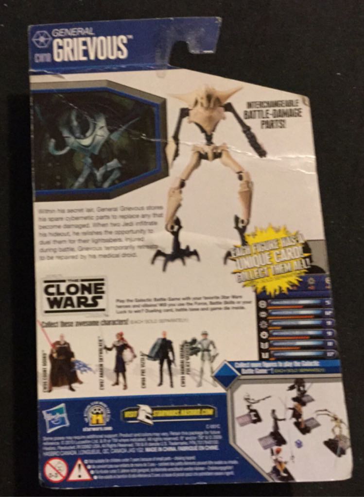 General Grievous - CW10 - Hasbro (The Clone Wars Collection) action figure collectible [Barcode 653569511977] - Main Image 2