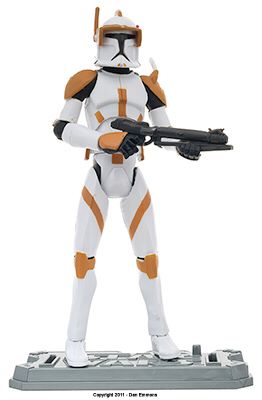 Star Wars 3.75in Clone Commander CODY - Hasbro (Star Wars - The Clone Wars (C.T. Helmet)) action figure collectible [Barcode 653569512097] - Main Image 2