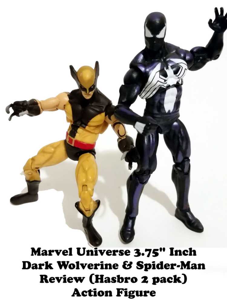 Comic Pack - Marvel - Dark Wolverine & Dark Spider Man - Hasbro (Marvel Universe) action figure collectible [Barcode 653569513179] - Main Image 3