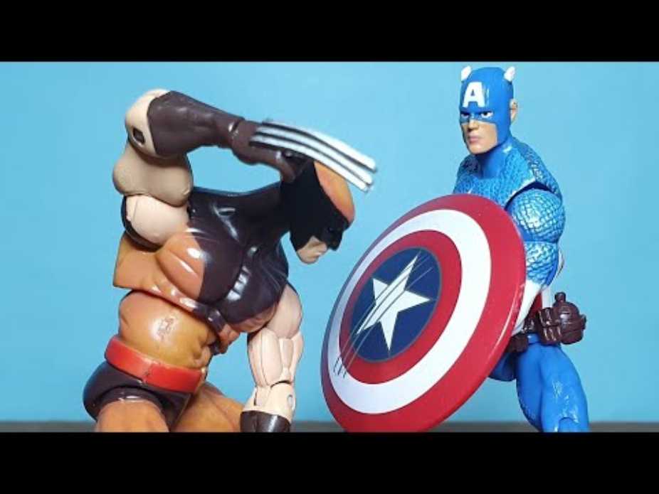 Wolverine & Captain America - Hasbro (Marvel Universe Comic Packs) action figure collectible [Barcode 653569513407] - Main Image 4