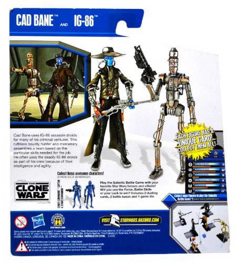 Cad Bane & IG-86 - Hasbro (The Clone Wars (2010 - 2011)(Multipacks)) action figure collectible [Barcode 653569513711] - Main Image 2