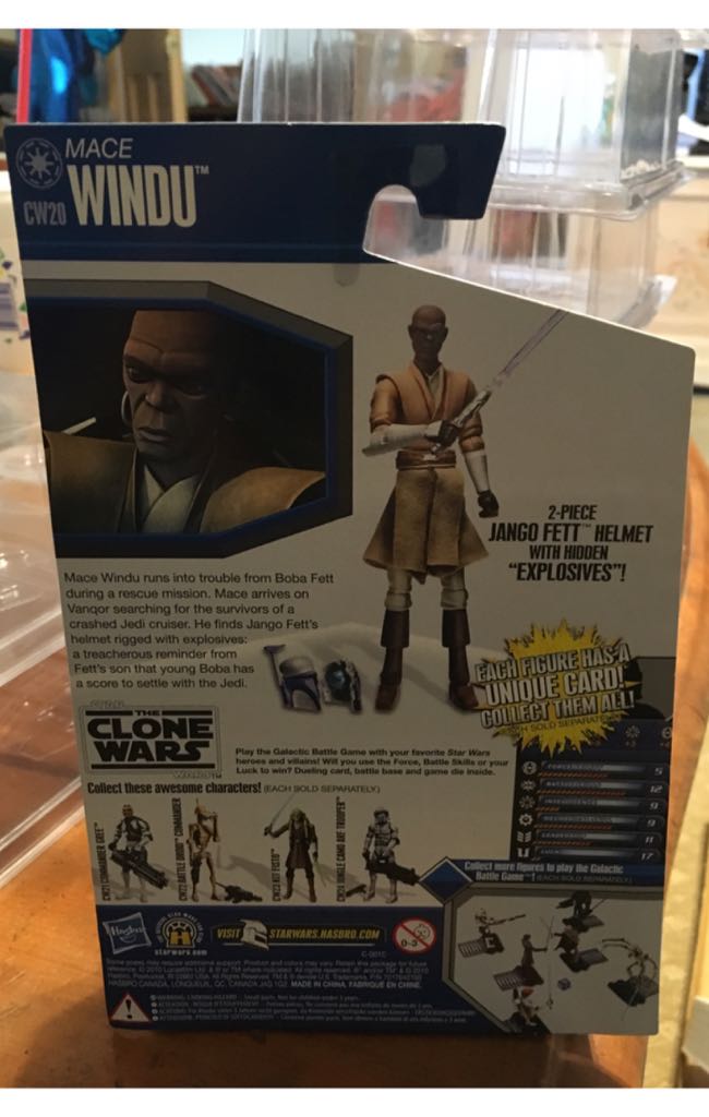 Mace Windu - Star Wars (The Clone Wars) - Hasbro (Star Wars) action figure collectible [Barcode 653569514244] - Main Image 2