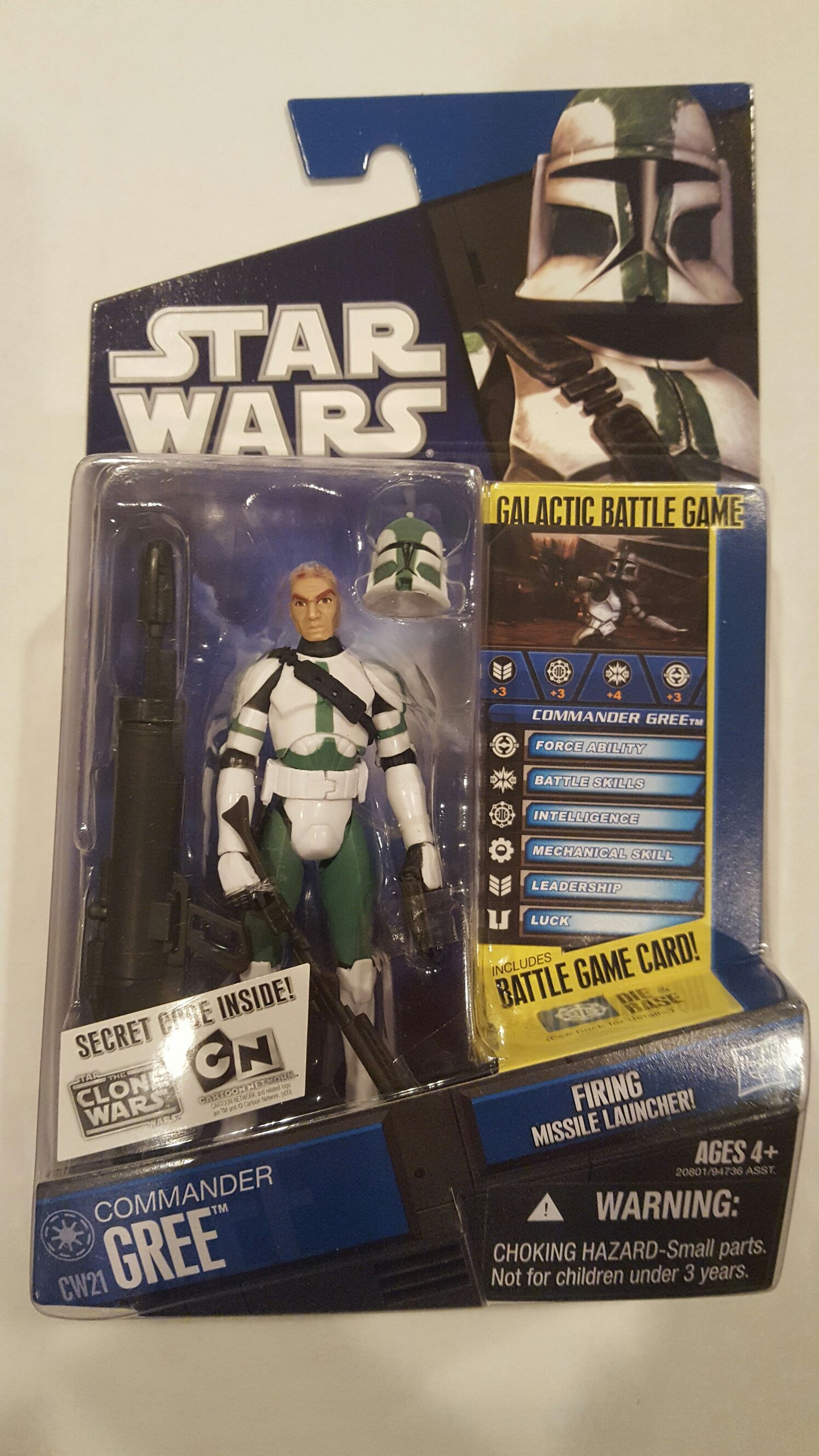 Commander Gree - Hasbro (The Clone Wars) action figure collectible [Barcode 653569514251] - Main Image 1