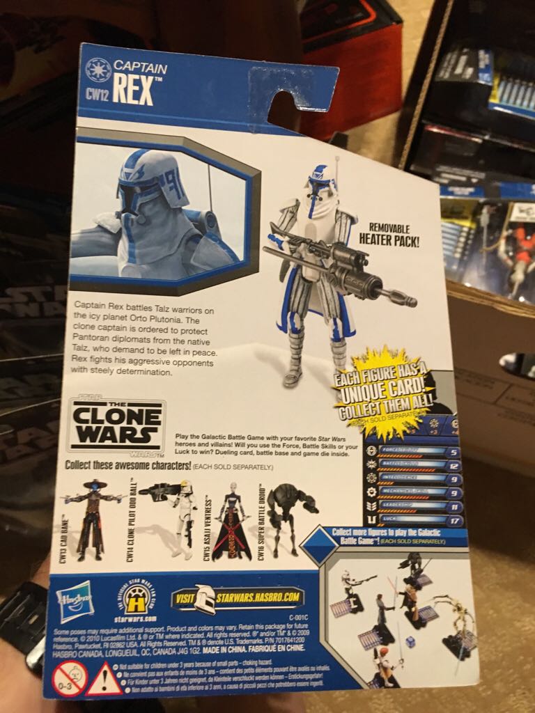 Captain Rex (Cold Assault Gear) - Hasbro (Star Wars - The Clone Wars (Blue)) action figure collectible [Barcode 653569514435] - Main Image 2