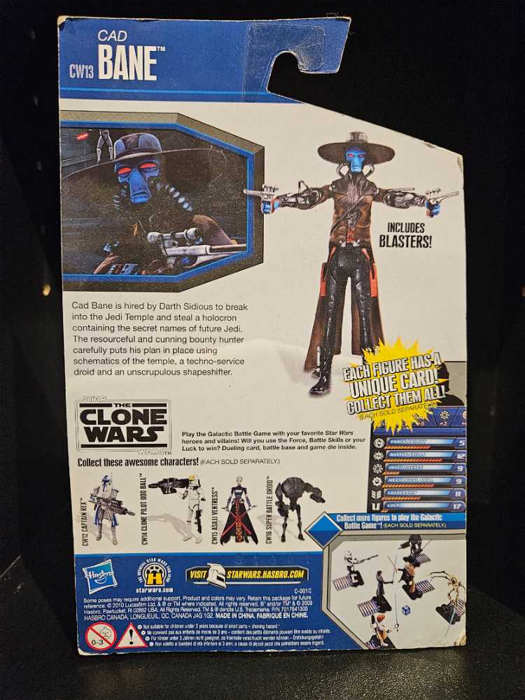 Cad Bane - Hasbro (Star Wars - Clone Wars 2010) action figure collectible [Barcode 653569514459] - Main Image 2