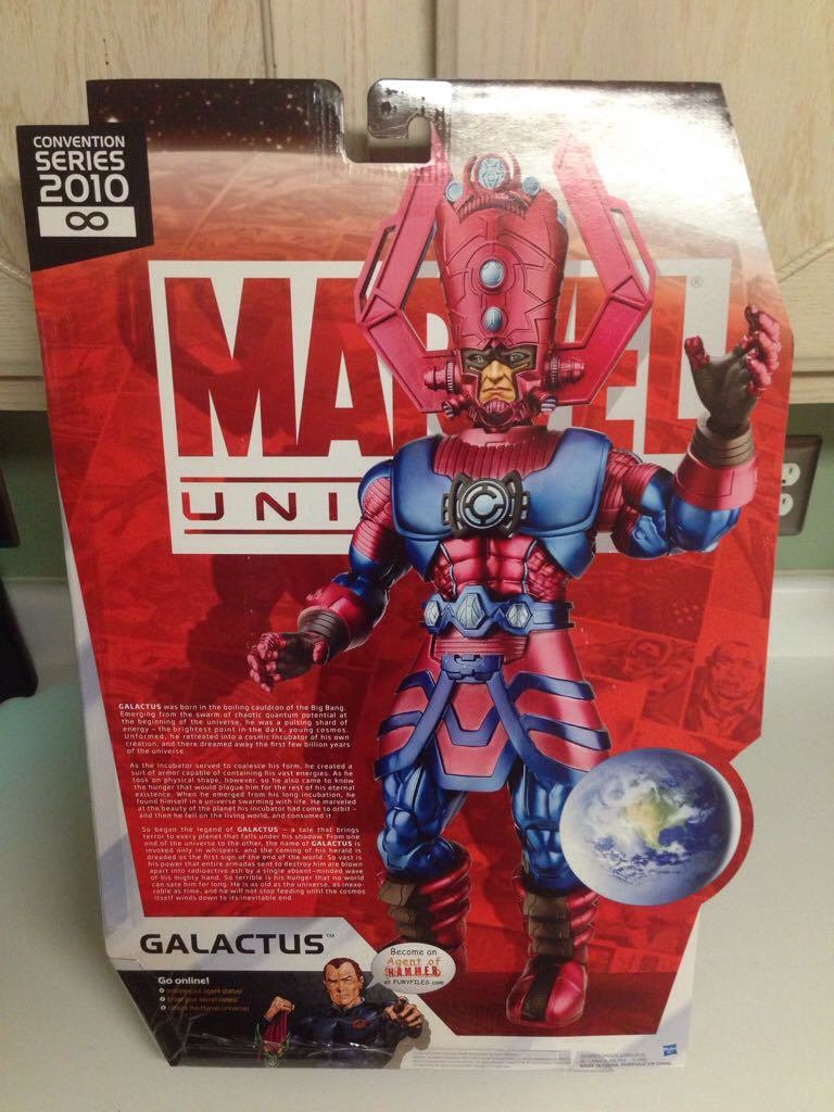 Marvel Universe 19” Galactus SDCC Edition Exclusive Hasbro Convention On Card - Hasbro (Marvel Universe) action figure collectible [Barcode 653569515210] - Main Image 2