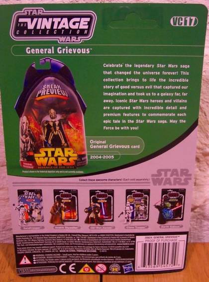General Grievous - Kenner (The Vintage Collection) action figure collectible [Barcode 653569516118] - Main Image 2