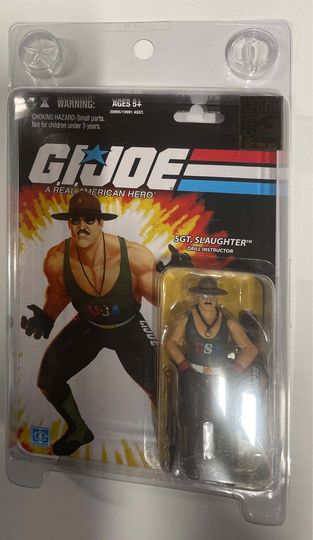Sgt. Slaughter - Hasbro (G.I. Joe) action figure collectible [Barcode 653569516224] - Main Image 3