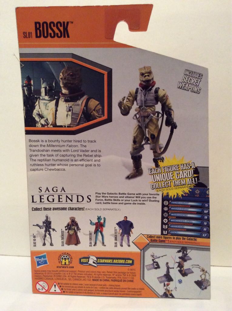 Bossk - Hasbro (Star Wars Episode V: The Empire Strikes Back) action figure collectible [Barcode 653569516804] - Main Image 2